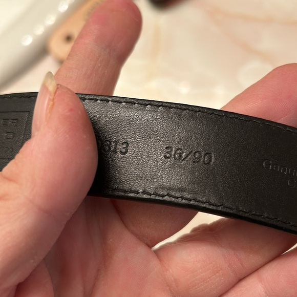 Bill Adler Studio Genuine Italian w/Calf Skin Lining Western Aztec Design Belt - Picture 8 of 8